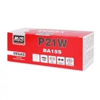 Лампа AVS Vegas 12V. P21W(BA15S) BOX 10шт.