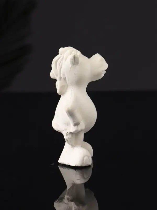 Фигура Фигура "Конь реальный" 8 см, натуральный, гипс