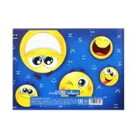 Альбом для рисования Calligrata &laquo;Смайлики&raquo; А4, 40 листов, на скрепке, плотность листов 100 г/м&sup2;, обложка из мелованного картона