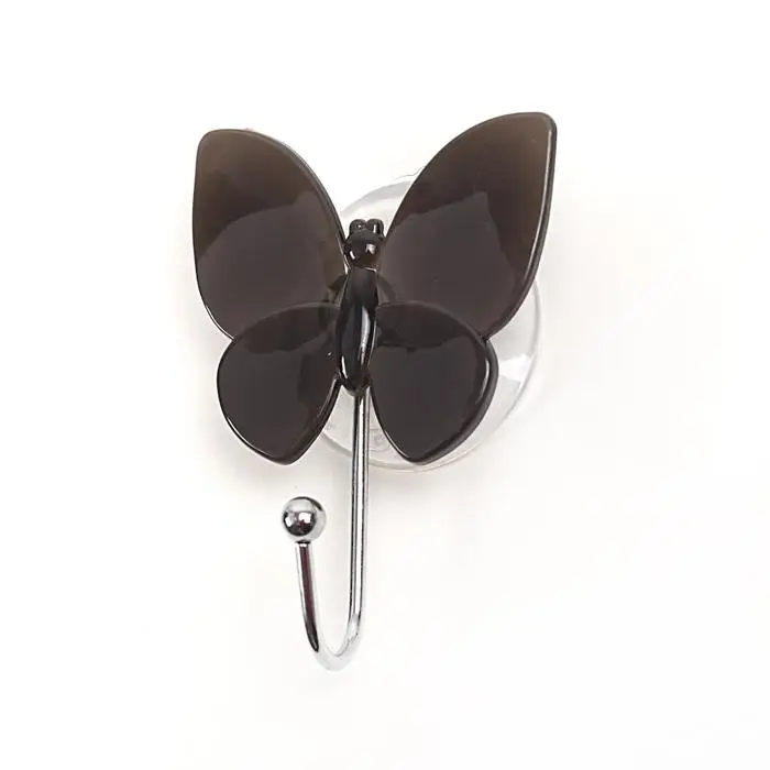 Крючок на вакуумной присоске «Бабочка», цвет МИКС