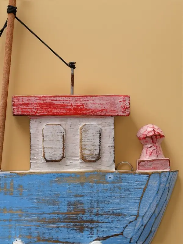 Вешалка Вешалка "Корабль" дерево 30х5х25 см