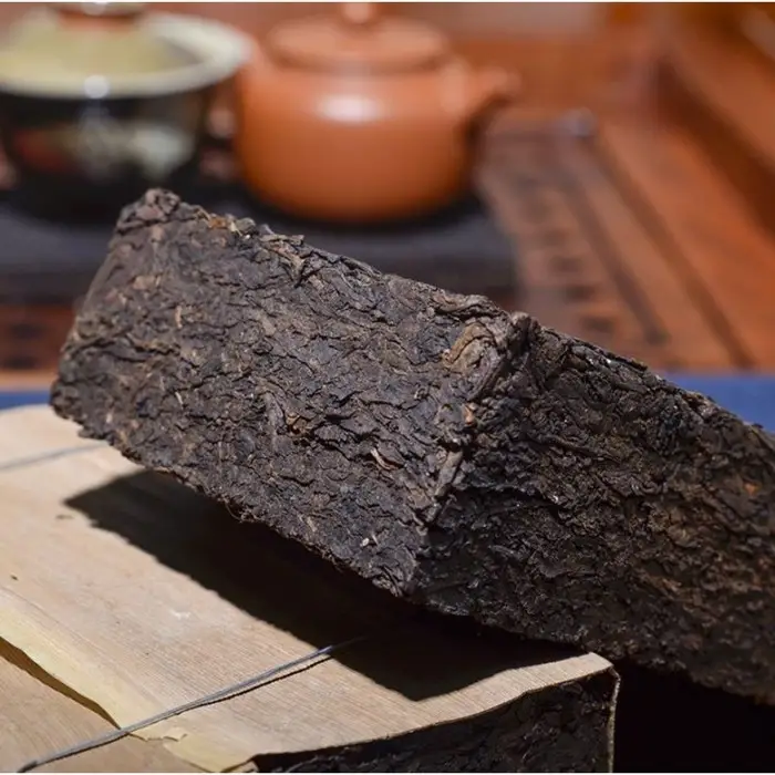 Чай китайский выдержанный &laquo;Шу Пуэр. Zhu qiao shu zhuan&raquo;, 2015 г, кирпич, 500 г