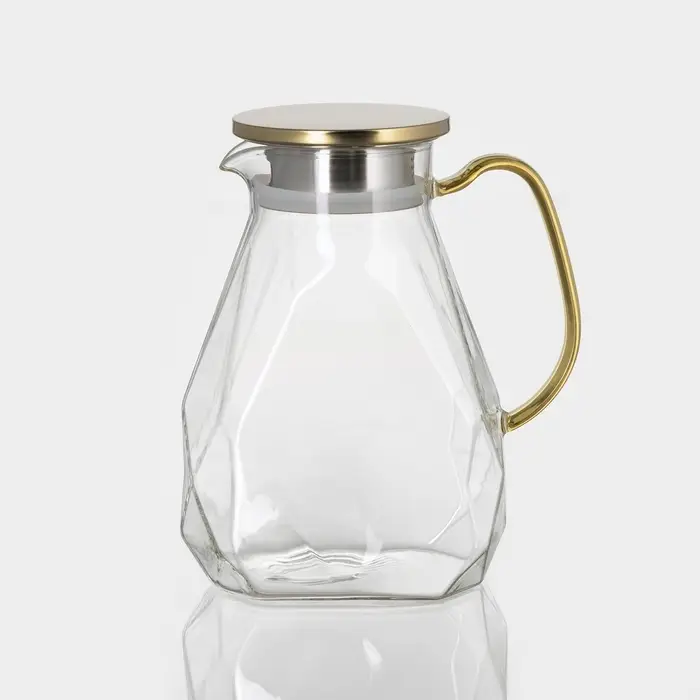 Набор для напитков Magistro &laquo;Льдинка&raquo;, 5 предметов: кувшин 1.6 л, 4 кружки 300 мл, стекло