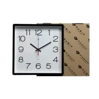 Часы настенные, интерьерные, бесшумные, 30&times;30 см, черные