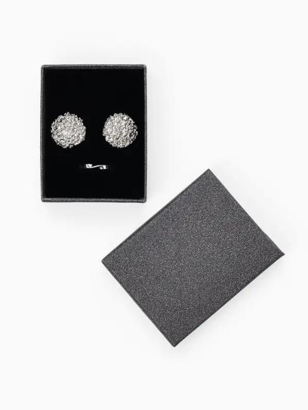 Набор коробочек подарочных 6 шт. под набор &laquo;Блеск&raquo;, 9&times;7 см, чёрный