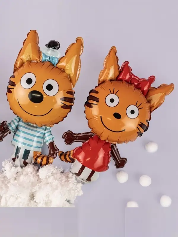 Воздушные шары фольгированные 13" &laquo;Три Кота. Коржик&raquo;, фигура, 5 шт.