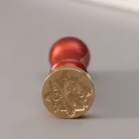 Печать для сургуча с пластиковой ручкой &laquo;Буква Y на вензеле&raquo;, 2.5&times;2.5&times;6.3 см