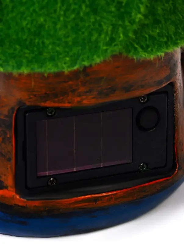 Садовая фигура - фонарь из полистоуна &laquo;Гном предсказатель&raquo;, 16&times;16&times;27 см, Greengo