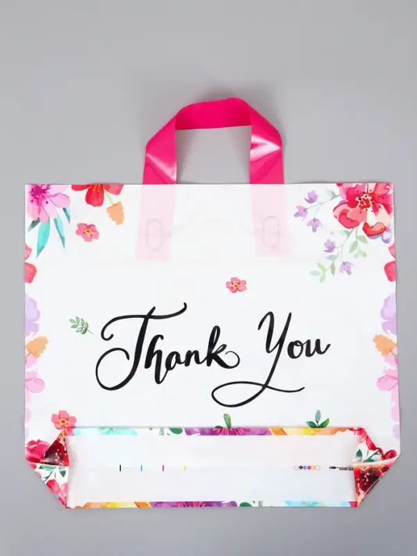 Пакет с петлевой ручкой "Рамка" 35 х 30 х 8, см, 60 мкм