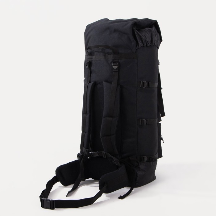 Рюкзак туристический, 100 л, отдел на стяжке, 4 наружных кармана, Huntsman, цвет чёрный Рюкзак туристический, 100 л, отдел на стяжке, 4 наружных кармана, Huntsman, цвет чёрный