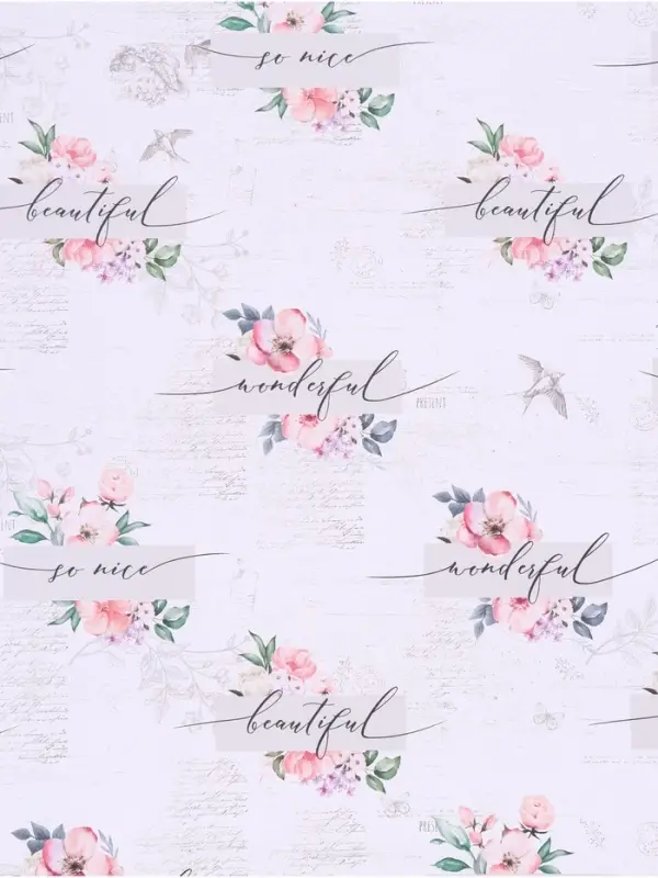 Бумага упаковочная крафт &laquo;Нежность&raquo;, 50&times;70 см