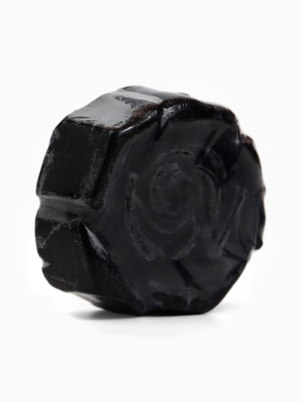 Мыло Мыло "Роза" с экстрактом бамбукового угля, 100 г