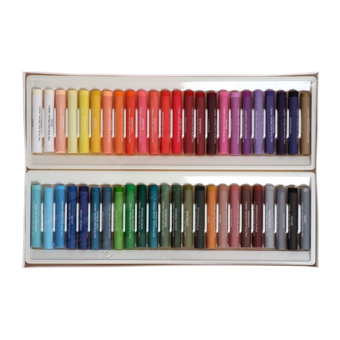 Пастель масляная детская, 48 цветов De Luxe, круглая Пастель масляная детская, 48 цветов De Luxe, круглая