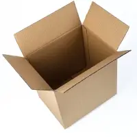 Коробка складная, бурая, для хранения и отправки посылок, 30&times;22&times;30 см