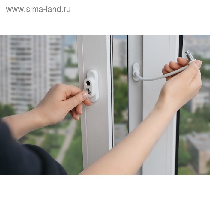 Замок блокиратор на окно, цвет белый, Roxy kids Замок блокиратор на окно, цвет белый, Roxy kids