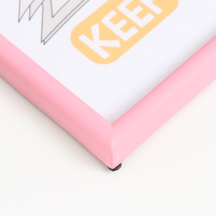 Фоторамка пластик 21х30 см 4 серия, розовый Фоторамка пластик 21х30 см 4 серия, розовый