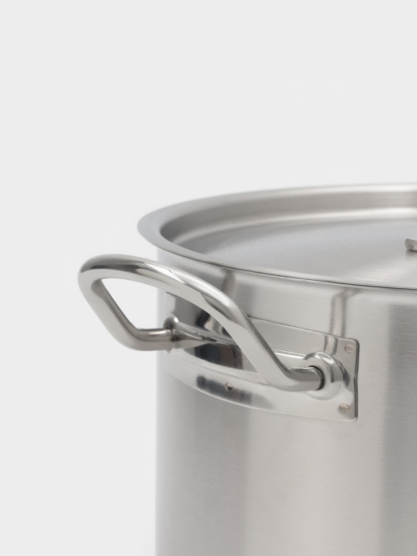 Ковш 6,3 л, d=24, h=14 см, с крышкой, толщина стенки 0,8 мм, индукция, две ручки Ковш 6,3 л, d=24, h=14 см, с крышкой, толщина стенки 0,8 мм, индукция, две ручки