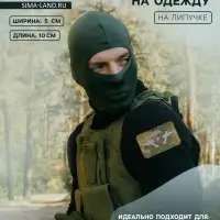 Шеврон на одежду &laquo;ВДВ&raquo;, на липучке, 10&times;5 см