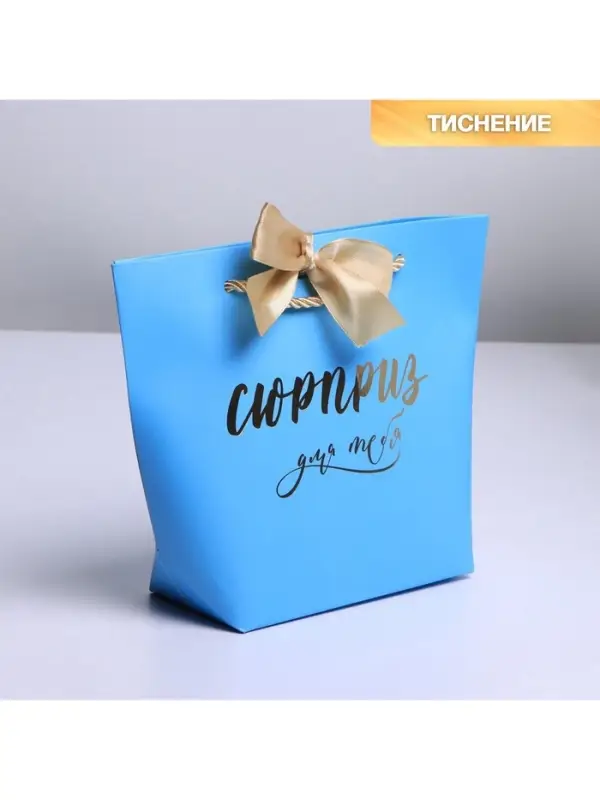 Пакет подарочный, упаковка, &laquo;Сюрприз&raquo;, 14&times;17&times;7 см