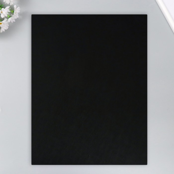 Фетр 1 мм "Чёрный" набор 4 листа 30х40 см