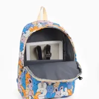 Рюкзак школьный &laquo;Зайки&raquo;, с пеналом, 29&times;12&times;41 см, разноцветный