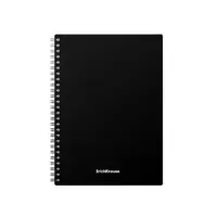 Тетрадь на спирали ErichKrause. Classic А5, 60 листов, в клетку, пластиковая обложка, блок офсет, МИКС