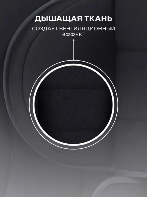 Автокресло RANT basic HD-02 "Mile" (Black) группа 1-2-3 (9-36 кг), черный