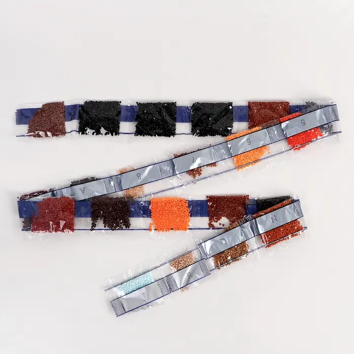 Алмазная вышивка полное заполнение "Осень в парке", 30*40 см, на холсте