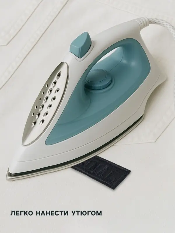 Термоаппликация Original, 7×2.5 см, фасовка 5 шт., чёрная