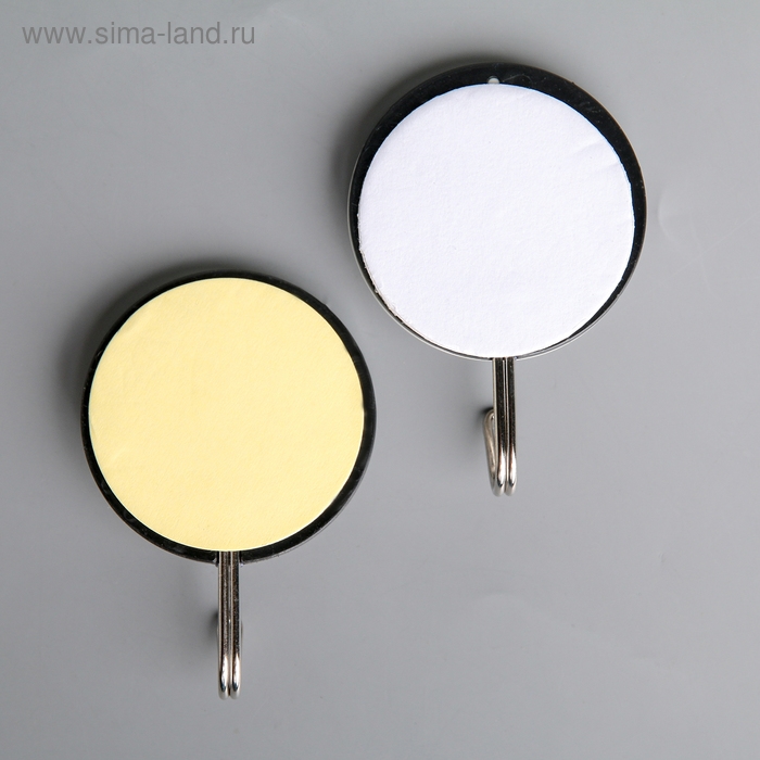 Крючки самоклеящиеся «Приборы», 2 шт, цвет МИКС