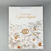 Пакет подарочный, упаковка &laquo;Свадьба&raquo;, XL 40&times;49&times;19 см