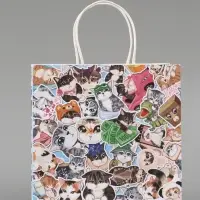 Пакет подарочный &laquo;Котики&raquo;, 22&times;22&times;11 см