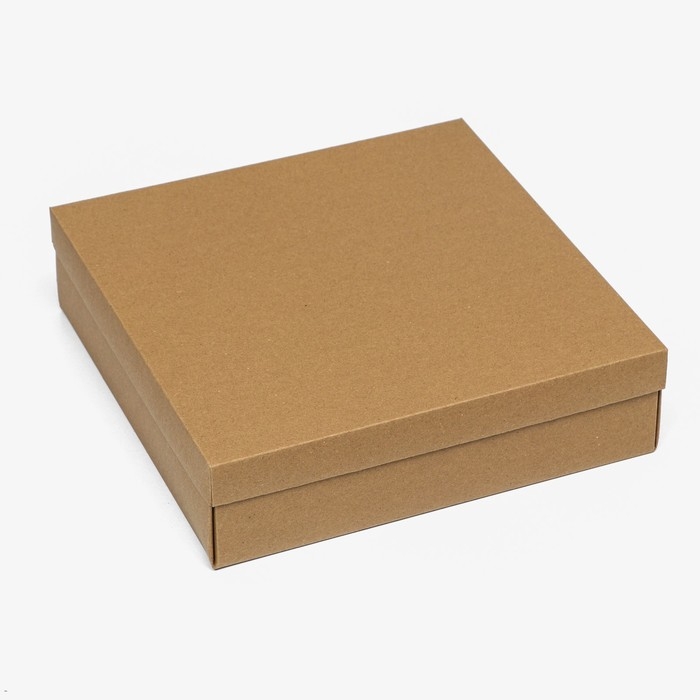 Коробка подарочная складная, упаковка, крышка-дно, крафт, 30 х 30 х 8 см Коробка подарочная складная, упаковка, крышка-дно, крафт, 30 х 30 х 8 см