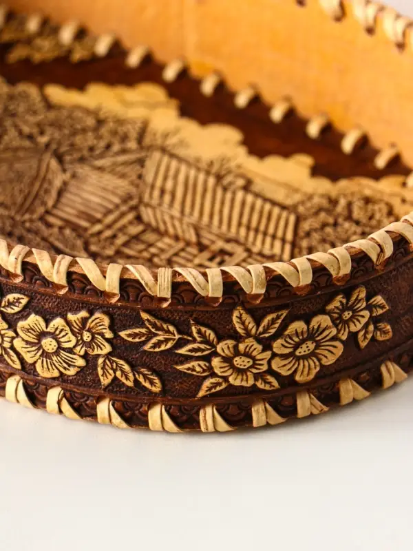 Сухарница Сухарница "Деревенька", 23,5х16х5х4,5 см, береста