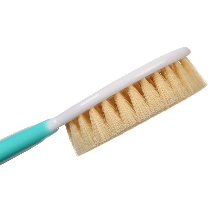 Набор расчесок с нейлоновой щетиной М&В, цвет бирюзовый Набор расчесок с нейлоновой щетиной М&В, цвет бирюзовый