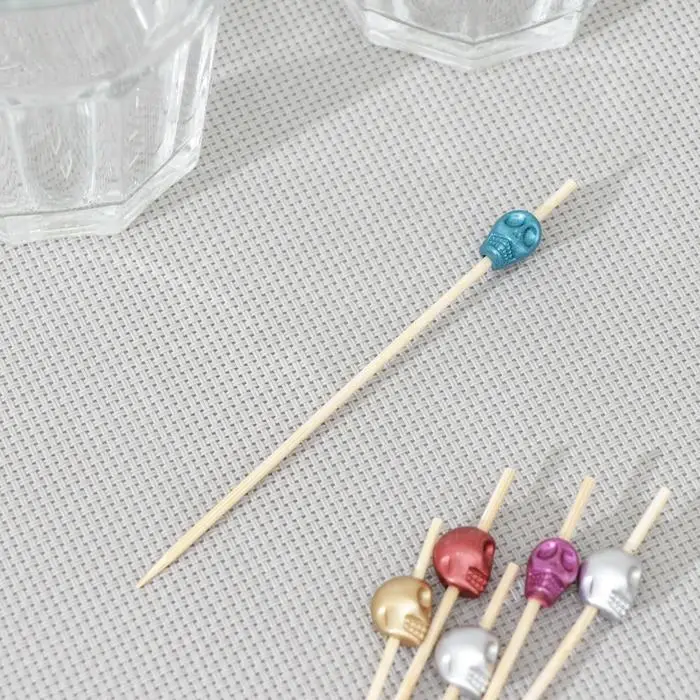 Шпажки El Dia de Muertos, 25 шт, 12 см, бамбук, цвет МИКС Шпажки El Dia de Muertos, 25 шт, 12 см, бамбук, цвет МИКС