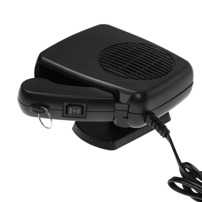 Тепловентилятор в автомобиль, 12 В, 150 Вт, выносная ручка, провод 1,3 м Тепловентилятор в автомобиль, 12 В, 150 Вт, выносная ручка, провод 1,3 м