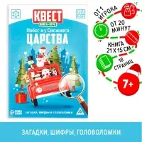 Квест-книга игра «Побег из Снежного царства», 18 страниц Квест-книга игра «Побег из Снежного царства», 18 страниц