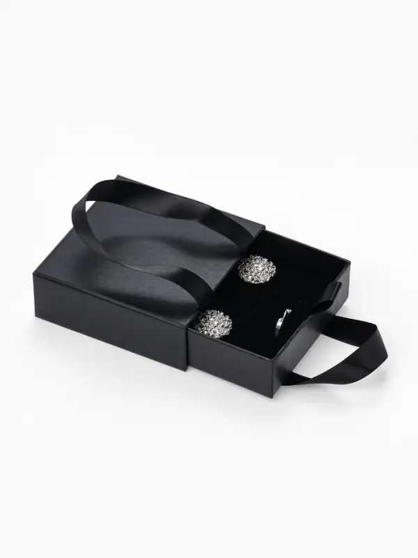 Набор коробочек подарочных 6 шт. под набор &laquo;Премиум&raquo;, 10&times;10 см (&plusmn; 2 мм), чёрный