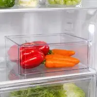 Контейнер для холодильника с крышкой IDEA, 20&times;30&times;10 см, пластик, прозрачный