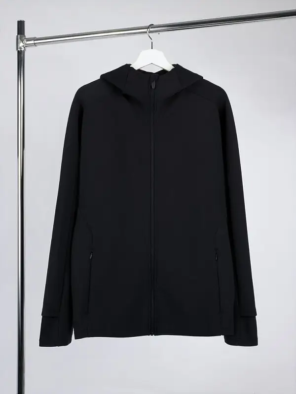 Куртка с капюшоном унисекс Begi, черная, размер S Куртка с капюшоном унисекс Begi, черная, размер S