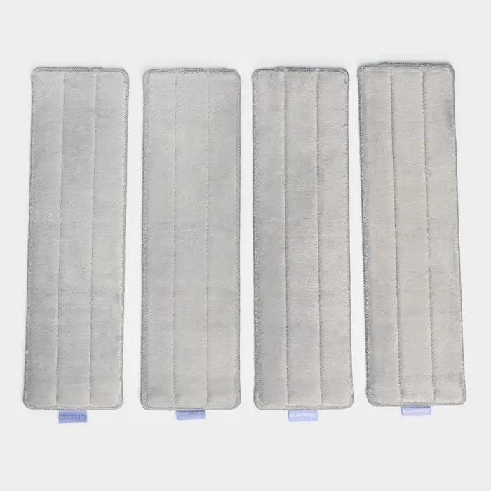 Насадки для плоской швабры Future Alp 4 clean system, 4 шт., 40.5&times;11.5 см