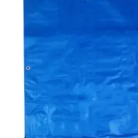 Тент защитный, 6&times;4 м, плотность 180 г/м&sup2;, УФ, люверсы шаг 1 м, синий