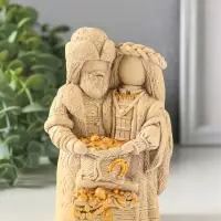Фигурка гипс &laquo;Берегиня и Богач&raquo;, 12.5&times;8&times;7 см