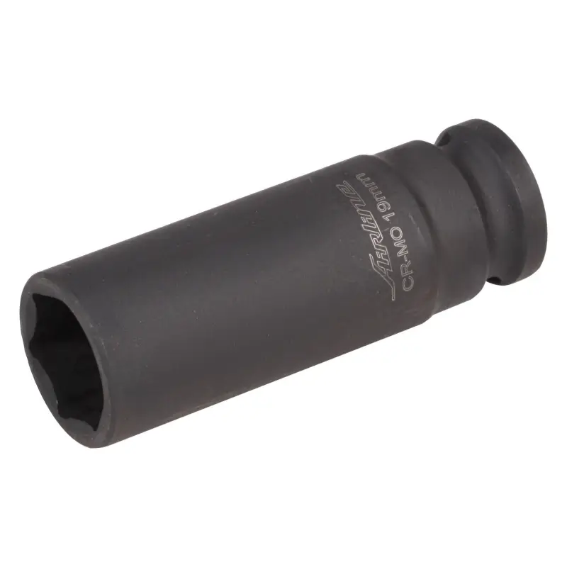 Головка ударная торцевая 1/2"DR шестигранная 19мм, L=78мм