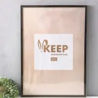 Фоторамка для фото 42&times;59.4 см Keep memories, Elysian, пластик, венге с золотом