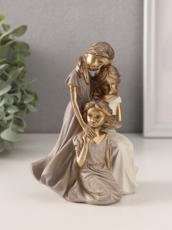 Сувенир полистоун  Сувенир полистоун "Три сестры" 10х7,5х13,5 см