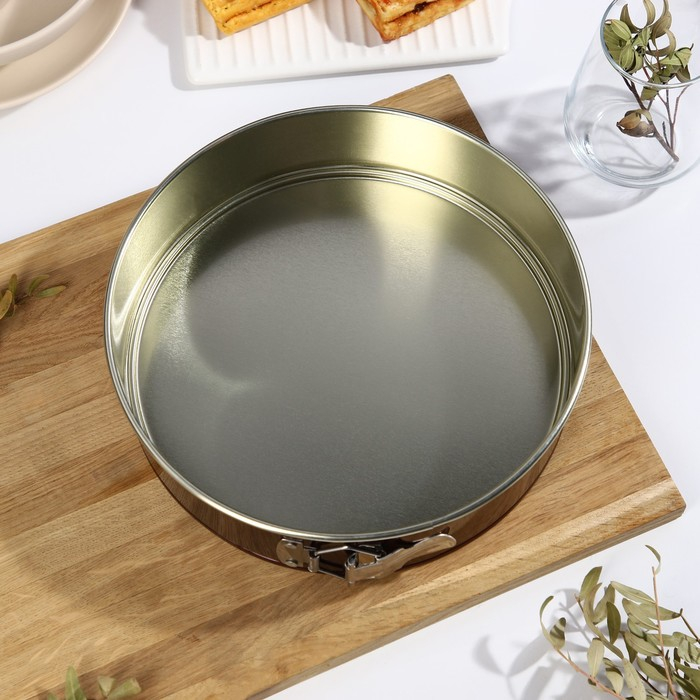 Форма для выпечки и выкладки с регулировкой размера &laquo;Никис&raquo;, d=24 см, h=6 см, антипригарное покрытие, цвет микс