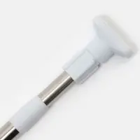 Карниз для ванной Доляна, телескопический, d=3.5 см, 90-160 см, усиленный, серый