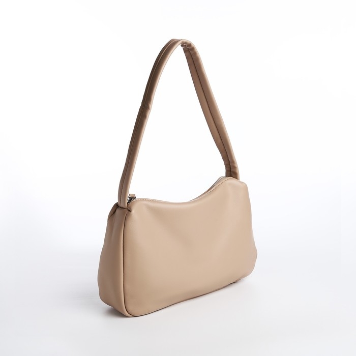 Сумка женская на молнии, цвет бежевый Сумка женская на молнии, цвет бежевый